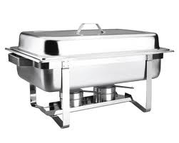 Chafing Dish Gastronorm 1/1 con Tapa Inoxidable de Lacor