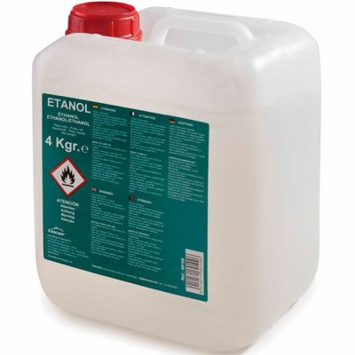 Bidón de Gel Combustible Etanol 4 kg de Lacor