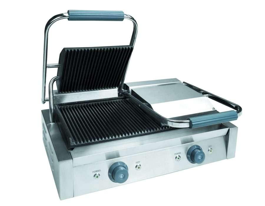 Plancha Doble Grill Acanalada 4.4 Kw de Lacor