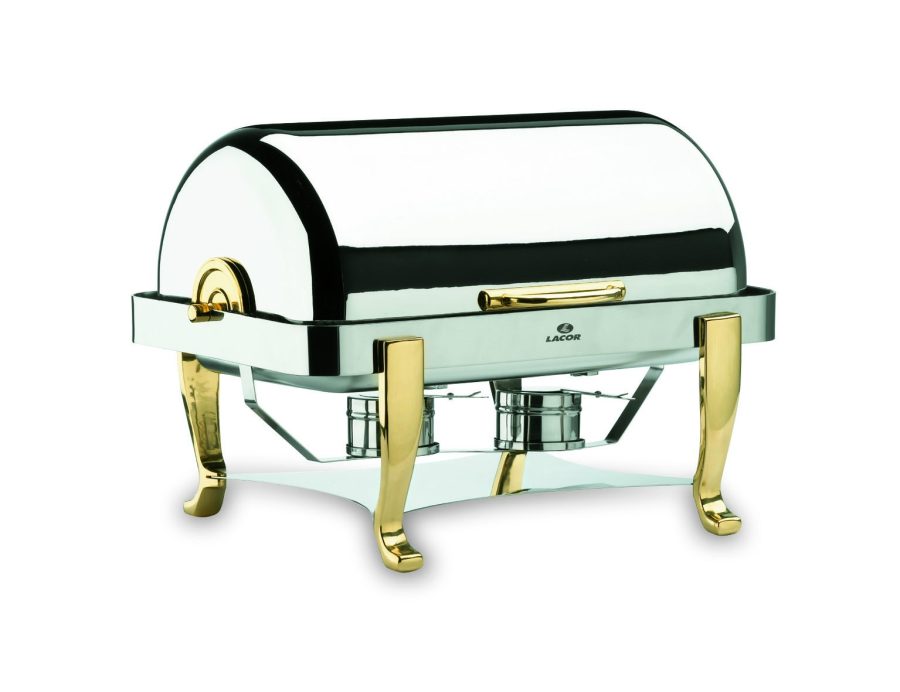 Chafing Dish Roll Top Patas Latón 1/1 de Lacor