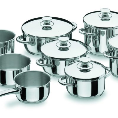 Batería de Cocina 8 Piezas Vitrocor de Lacor