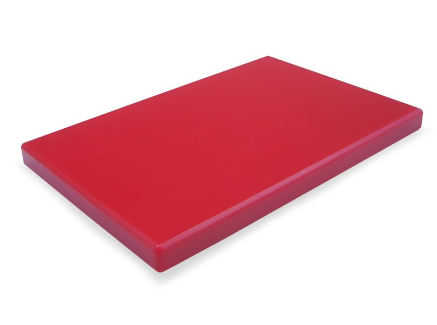 Tabla Corte Polietileno Hd Gastronorm 1/2 Rojo de Lacor