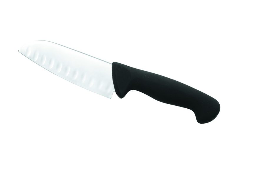 Cuchillo estampado santoku de Lacor