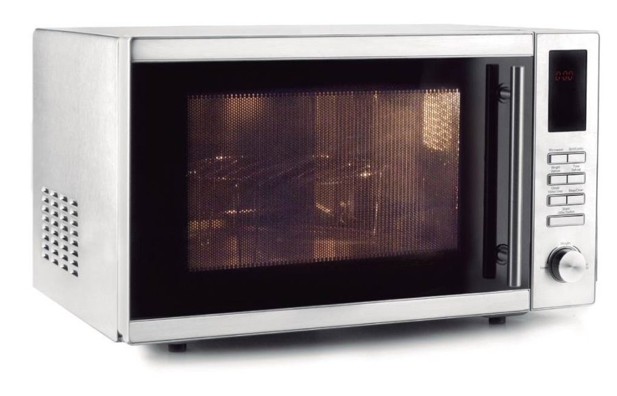 Horno microondas con plato y grill de Lacor