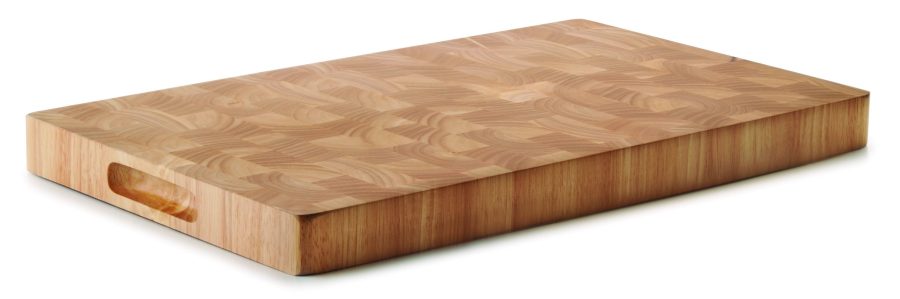 Tabla corte rubber wood 530x325x40 MM de Lacor