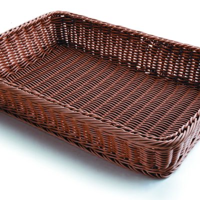 Cesta de pan rectangular marrón de Lacor