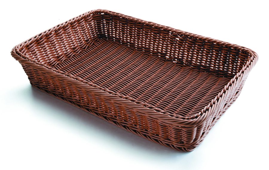 Cesta de pan rectangular marrón de Lacor