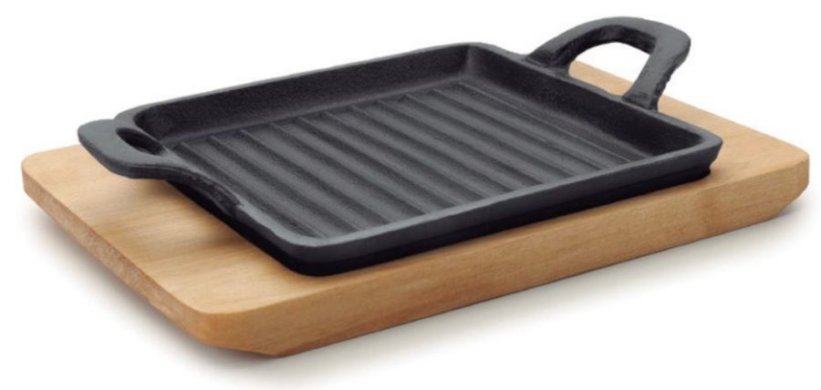 Mini plancha grill cuadrado de Lacor