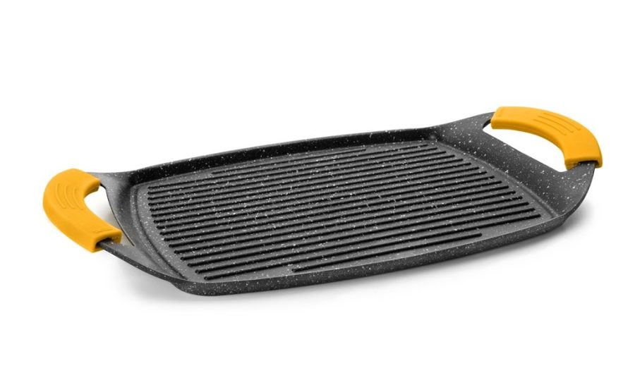 Grill plancha ondulado BASIC STONE de Ibili