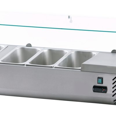 Vitrina refrigeradora pizza y ensalada VIPP-6xGN1/3 de Irimar