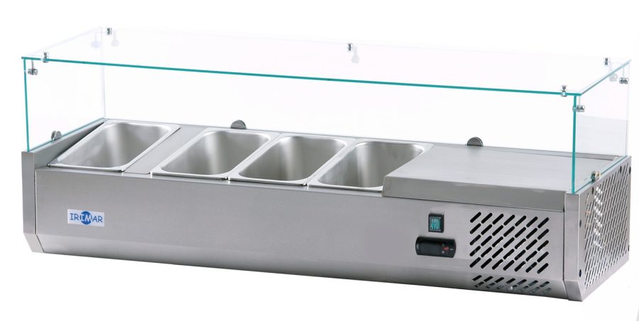 Vitrina refrigeradora pizza y ensalada VIPP-6xGN1/3 de Irimar