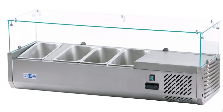 Vitrina refrigeradora pizza y ensalada VIPP-4xGN1/3 de Irimar