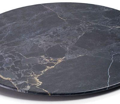 Plato redondo de melamina serie Stone de Lacor