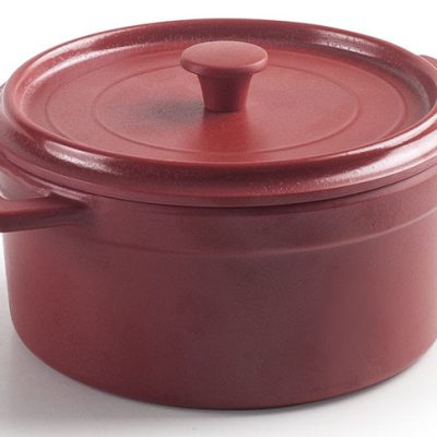 Mini cocotte melamina con tapa RED de Lacor