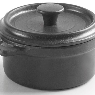 Mini cocotte melamina con tapa GREY de Lacor