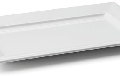 Bandeja rectangular White melamina serie Classic de Lacor