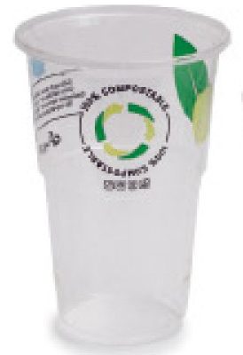 Pack vaso PLA compostable 500 ml de Betik (1000 pzas)